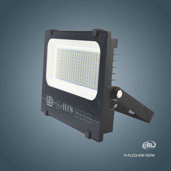 FLOOD PLANO GRIS 100W CW LED SMD - Imagen 2