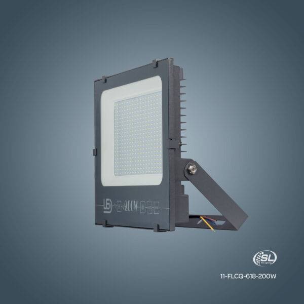 FLOOD PLANO GRIS 200W CW LED SMD - Imagen 3