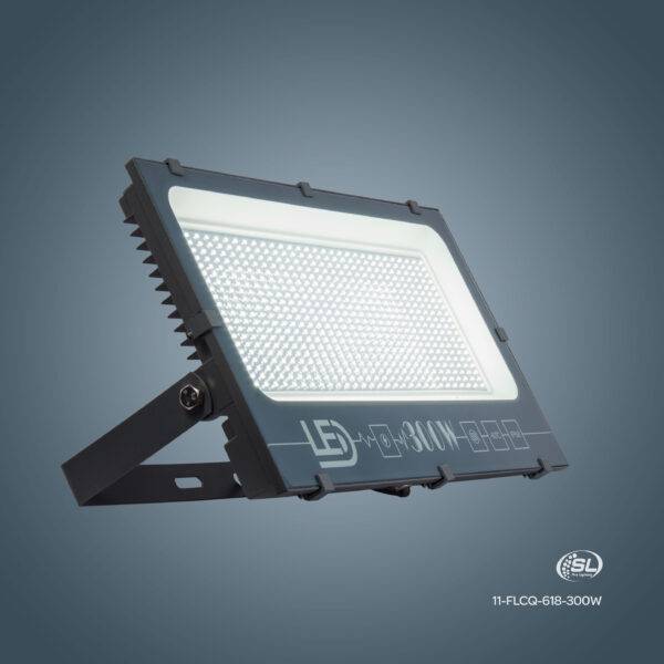 FLOOD PLANO GRIS 300W CW LED SMD - Imagen 2
