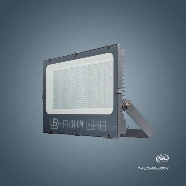 FLOOD PLANO GRIS 300W CW LED SMD - Imagen 4