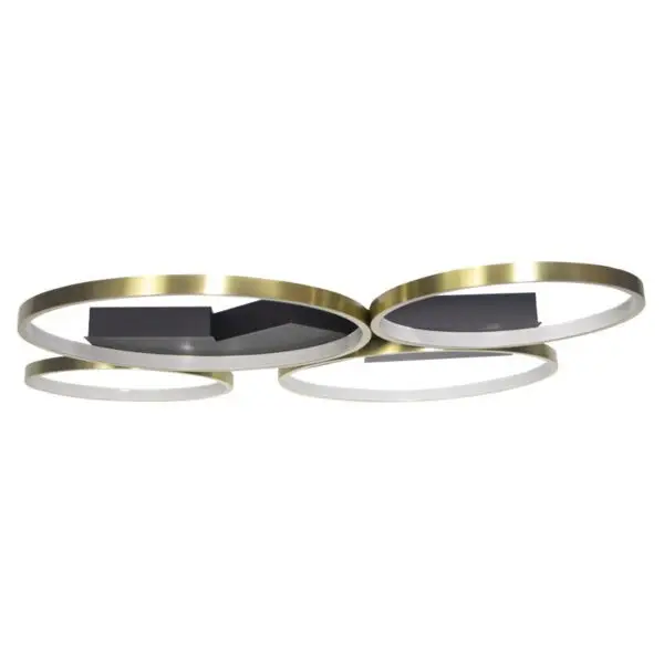 LÁMPARA DE TECHO GOLD LED, 4 AROS WW - Imagen 2